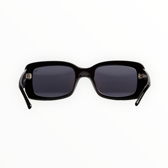 RARE ?AUTH GUCCI MOD VINTAGE 2407 S SUNGLASSES black rectangle Square Guccisima main image 7